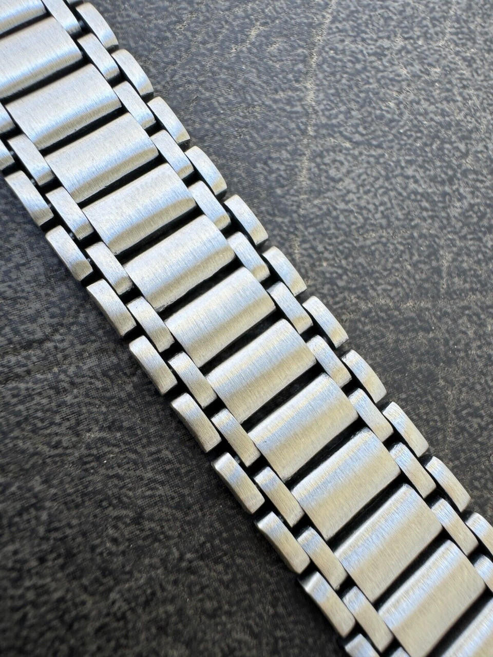 Custom Presidential Rolex Bracelet - 925 Sterling Silver Oxidized Gunmetal  - 7"-9" - 14mm