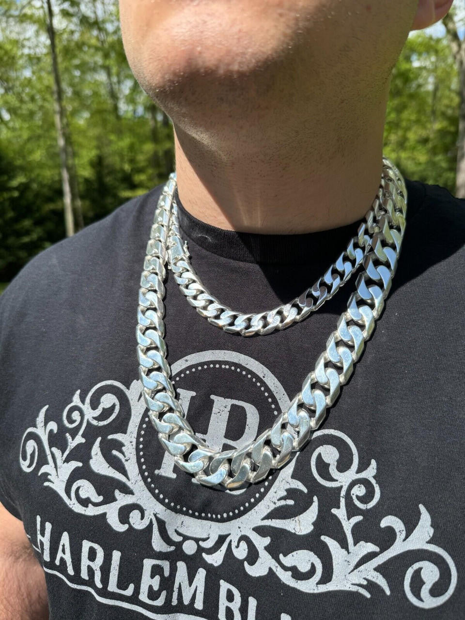 Modern Miami Cuban Link Chain Necklace Or Bracelet - High Polished 925 Sterling Silver - 7"-28" - 6mm-20mm