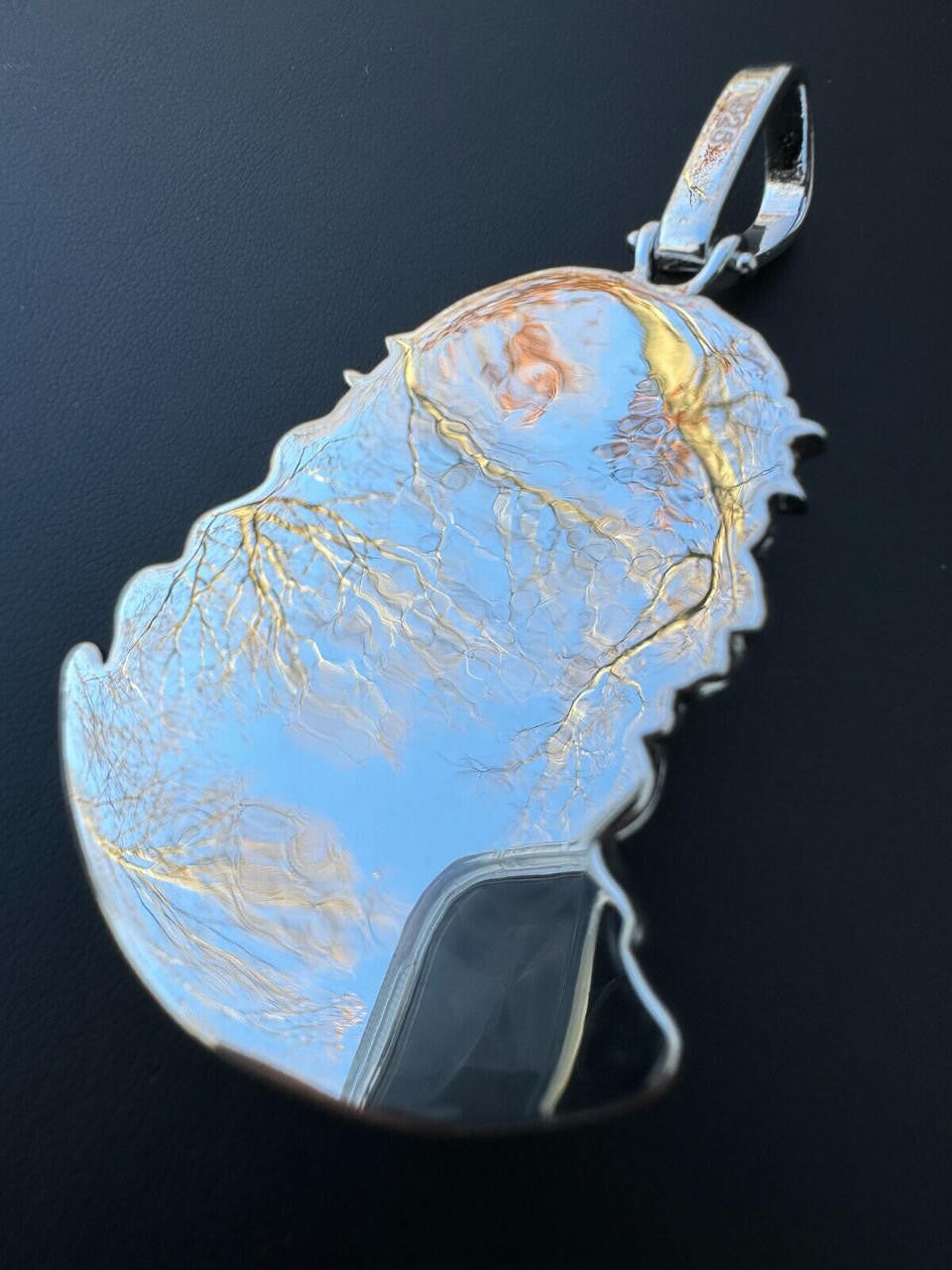 Sacred Jesus Plain Pendant - 925 Silver - 3 Sizes 1.5"-3"